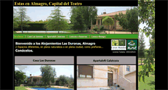 Desktop Screenshot of casasruralesenalmagro.com